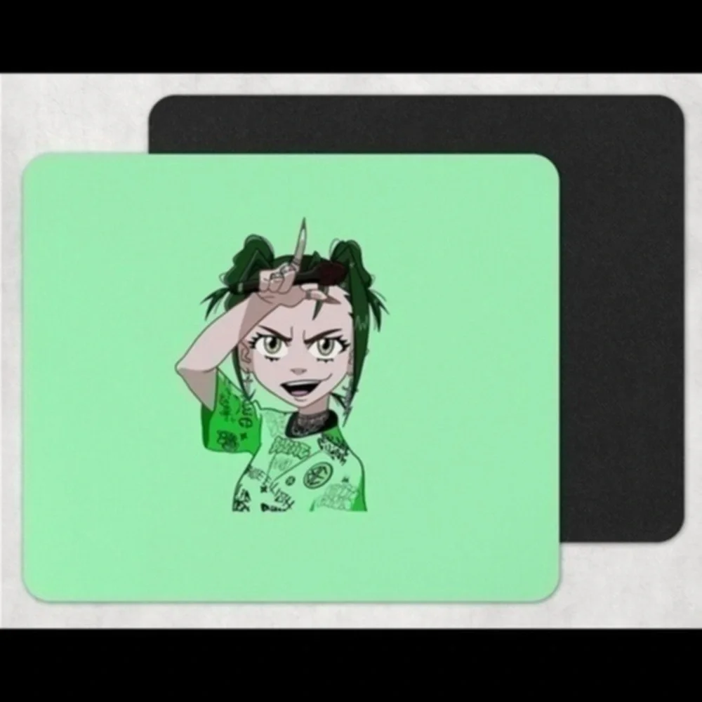BILLIE Eillish Green Mouse Pad